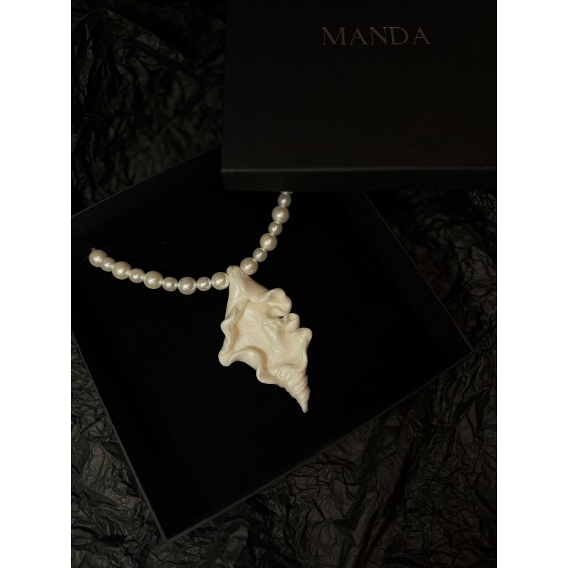 Náhrdelník skleněné perly