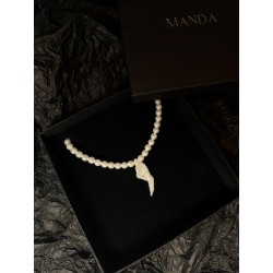 Náhrdelník skleněné perly