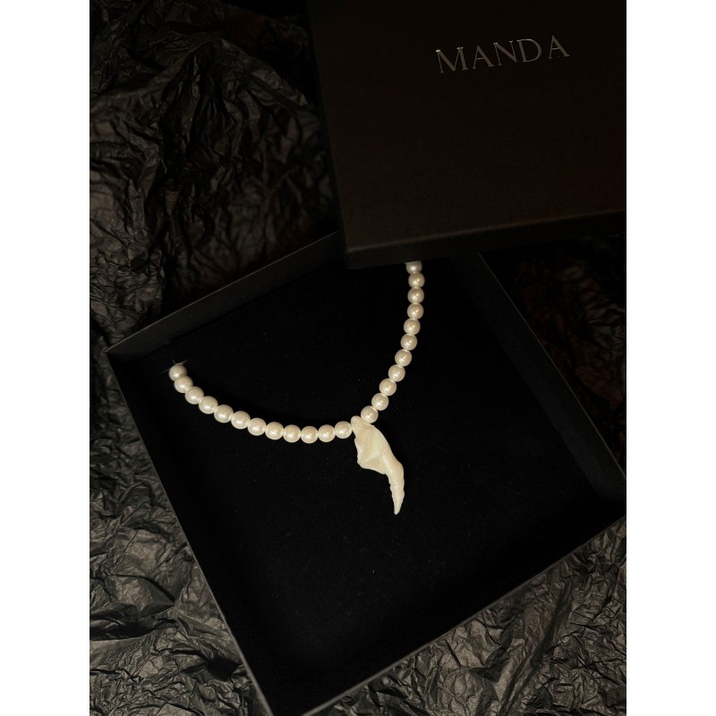 Náhrdelník skleněné perly